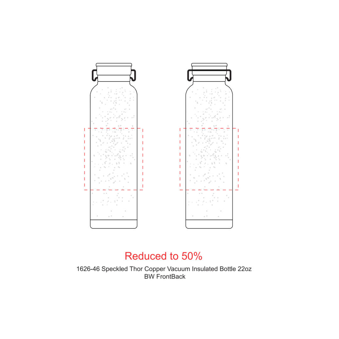Speckled Thor Copper Vacuum Insulated Bottle 22oz 40