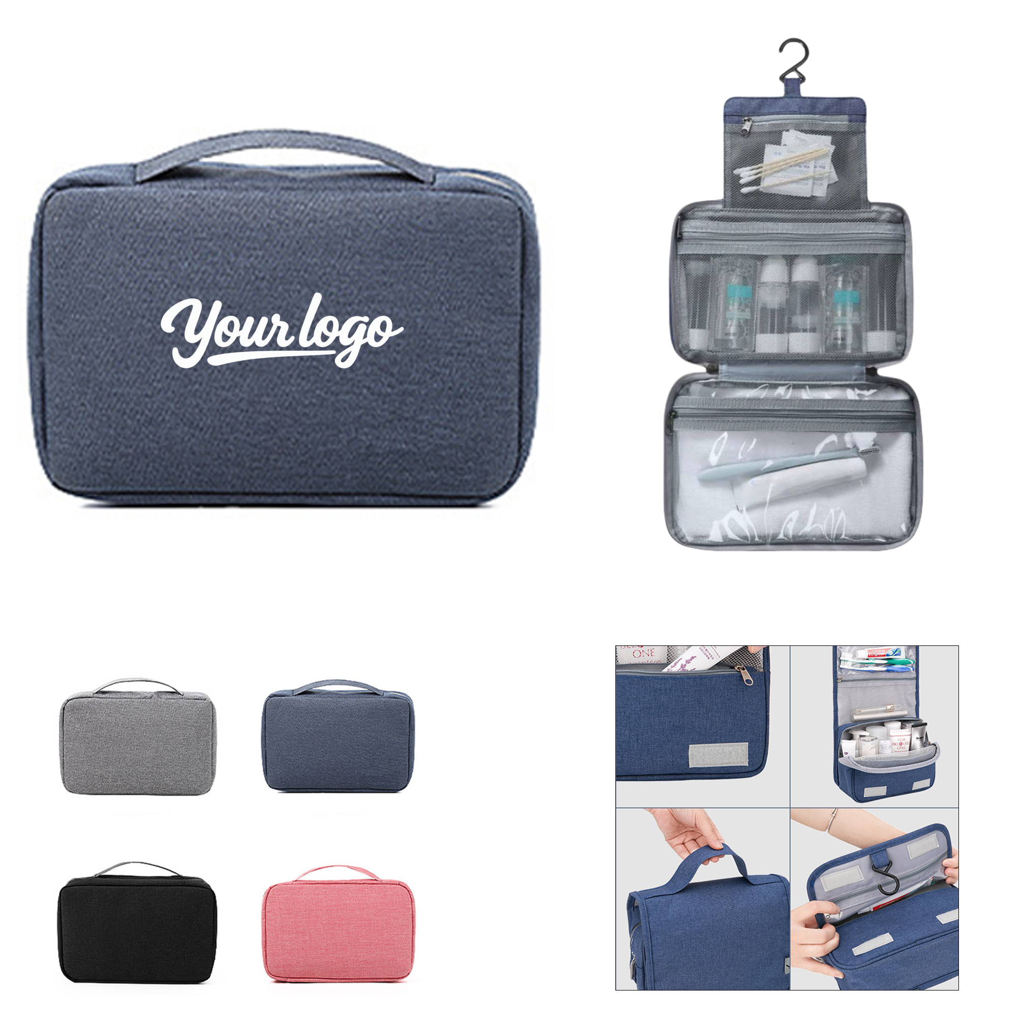 Large Capacity Travel Cosmetic Bag 1