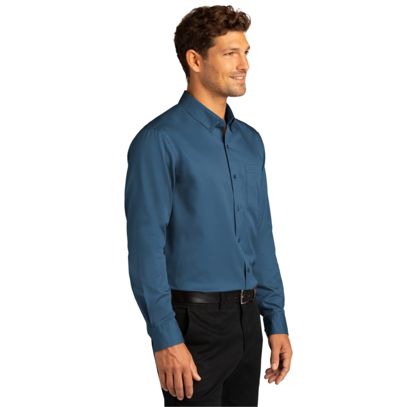 Port Authority Long Sleeve SuperPro React Twill Shirt. 108