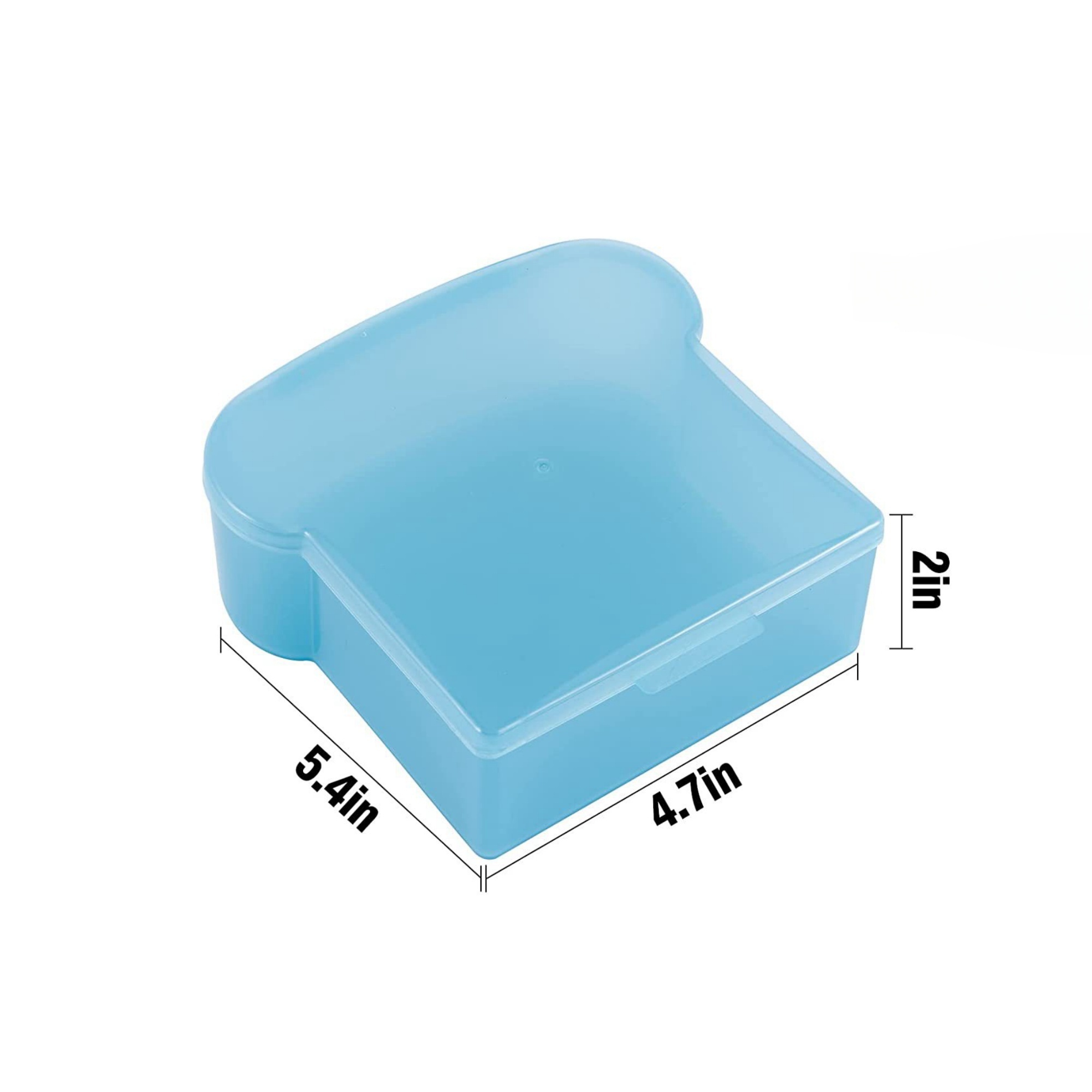 Toast Shaped Sandwich Box Resuable Lunch Prep Box 1