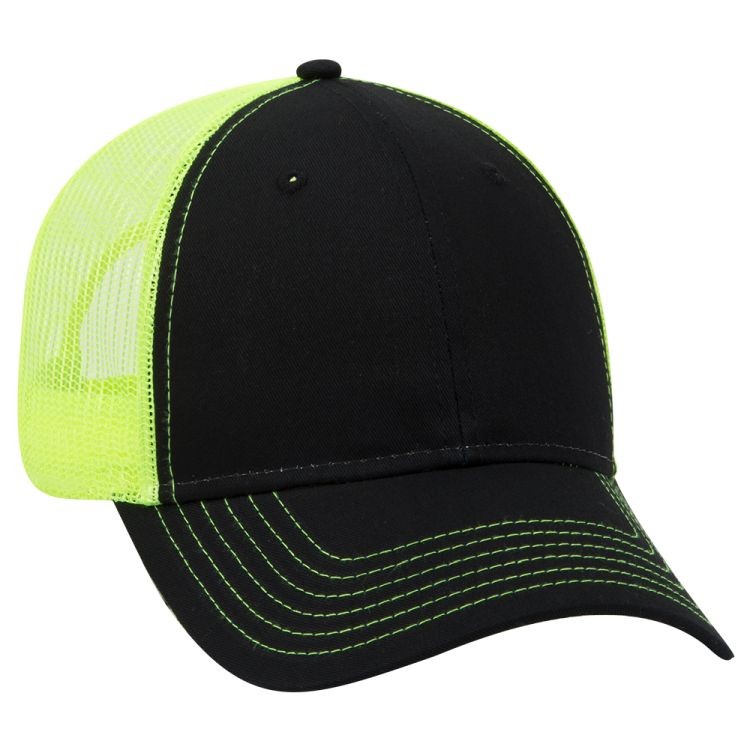 OTTO CAP® 6 Panel Low Profile Mesh Back Trucker Hat 229