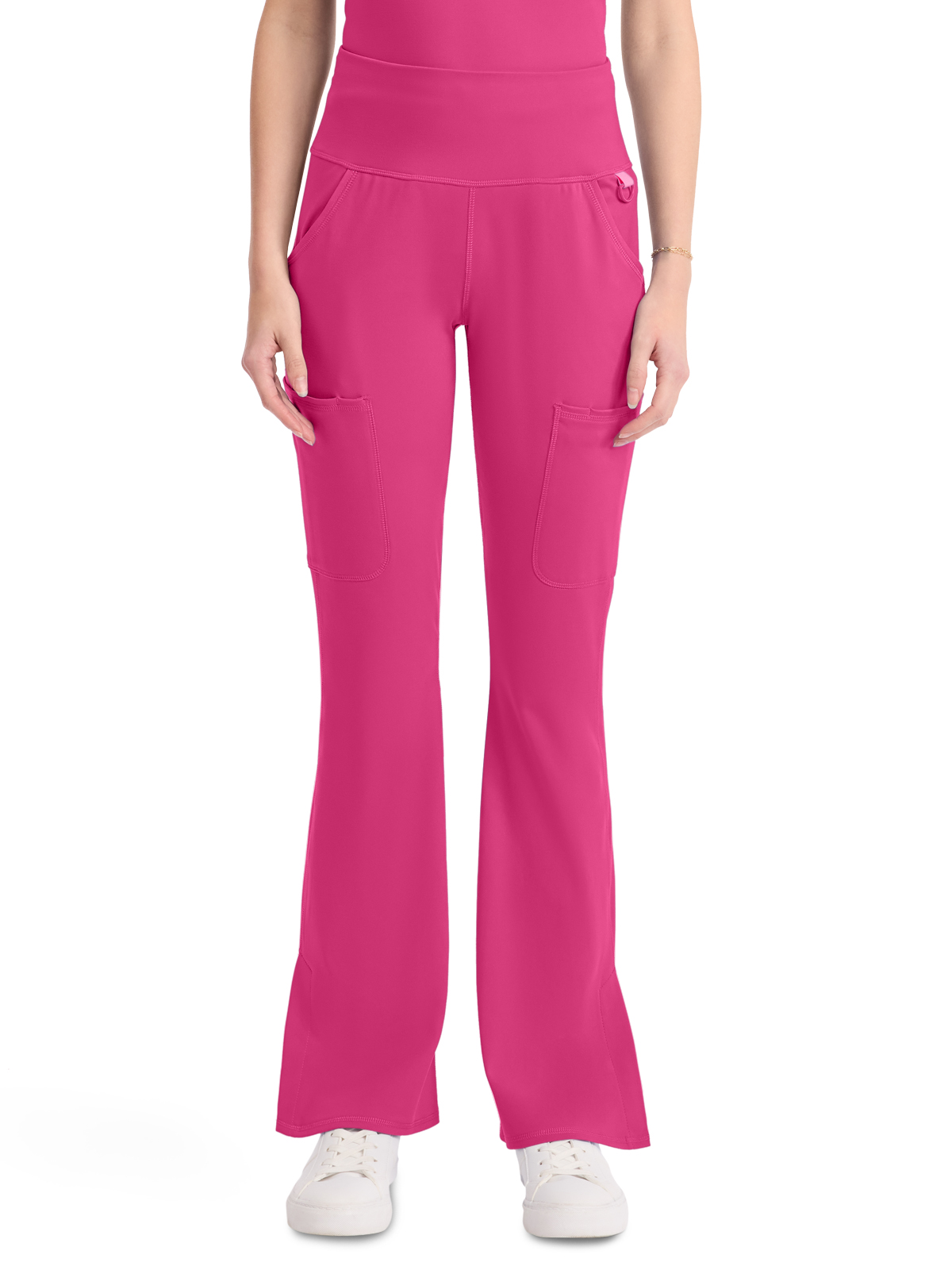 Med Couture - MC AMP KNIT - Women's 5-Pocket Flare Leg Yoga Pant 3