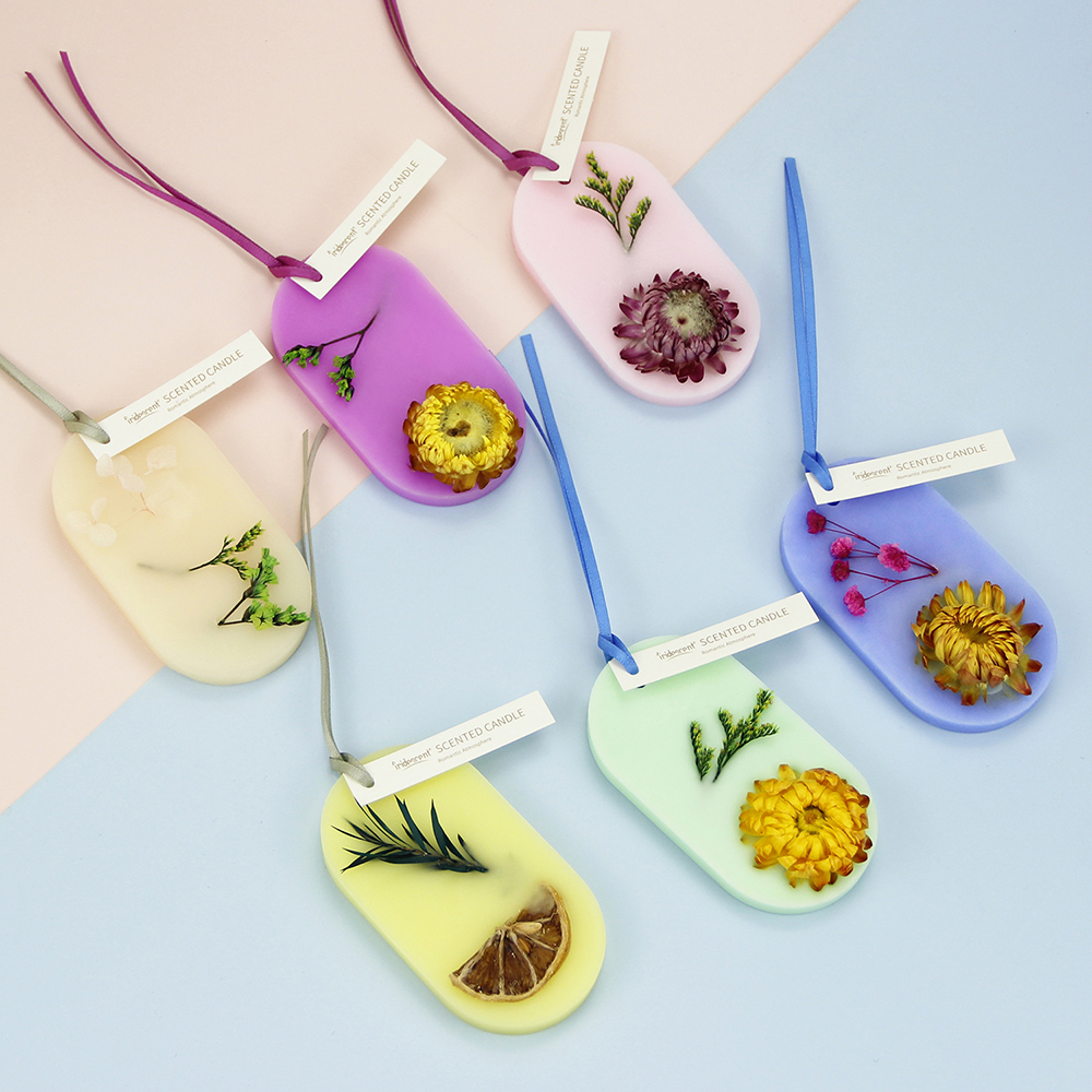 Dried Flower Scented Wax Pendant 3