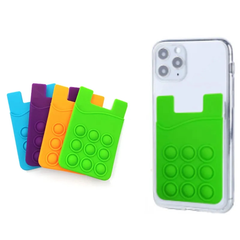 Silicone Mobile Phone Card Holder 3
