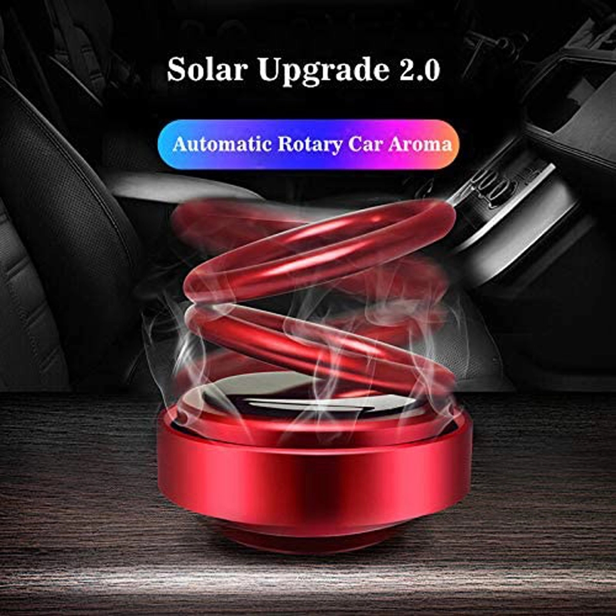 Air Freshener Solar Energy Rotating 6