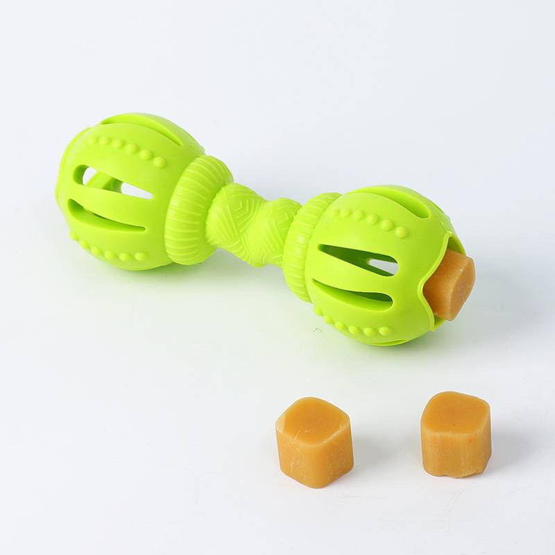 Pet toy dumbbell feeder 4