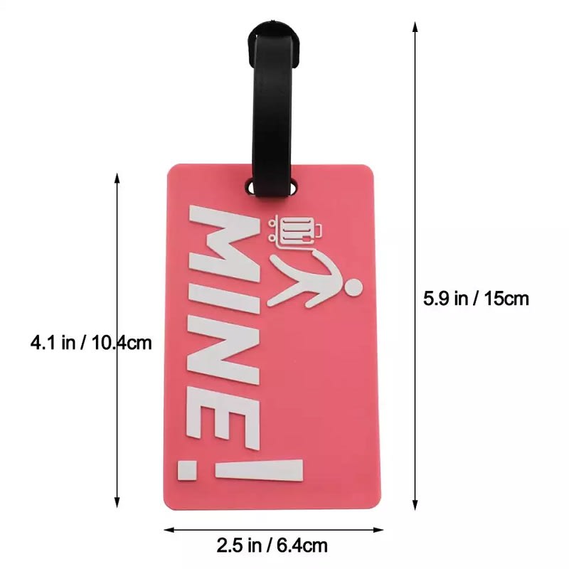 Custom PVC Luggage Tags 2