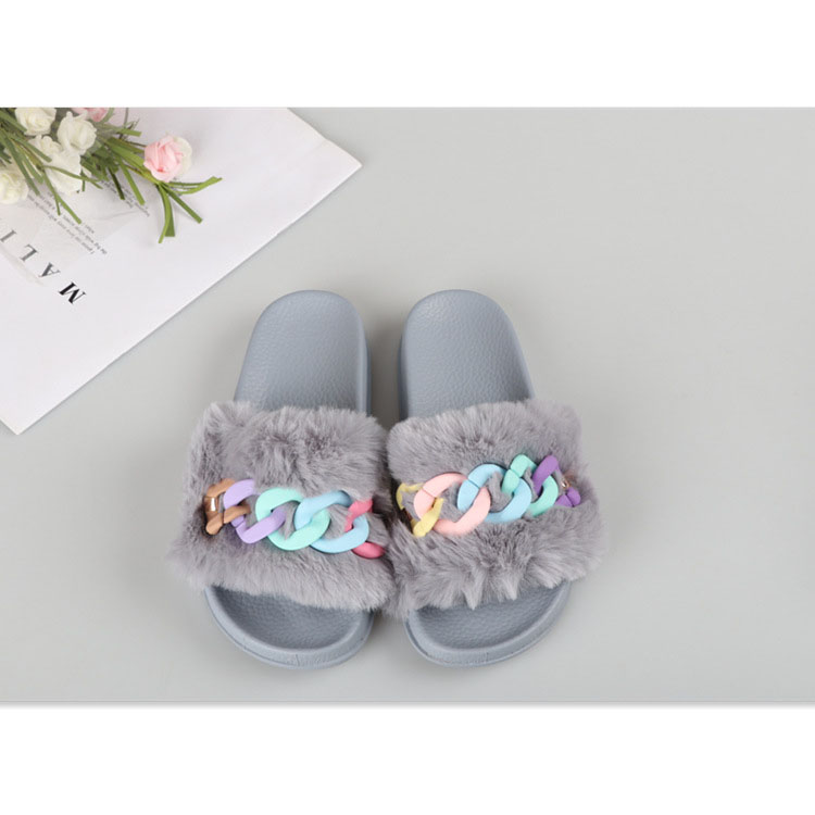 Women's Faux Fur Slippers/Slide 8