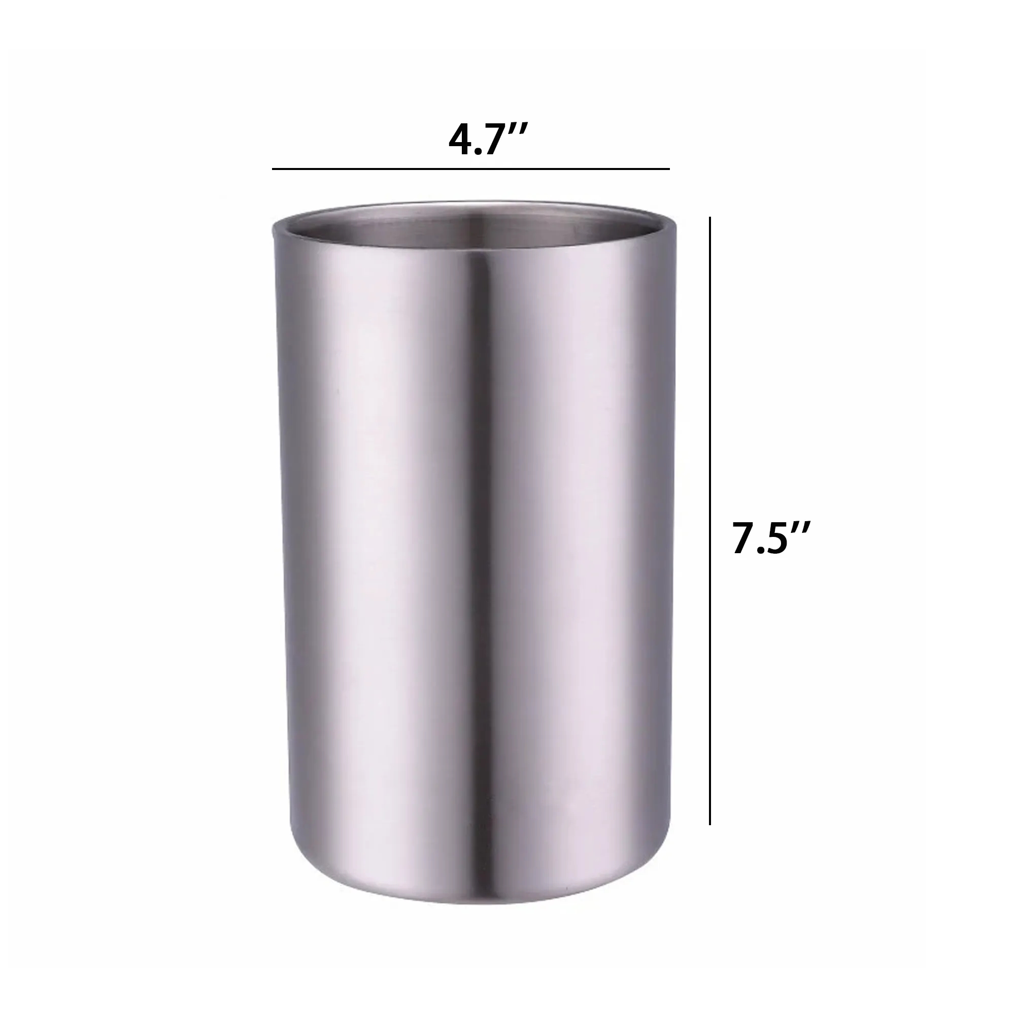 Double-Walled Stainless Steel Wine Chiller and Cooler 3