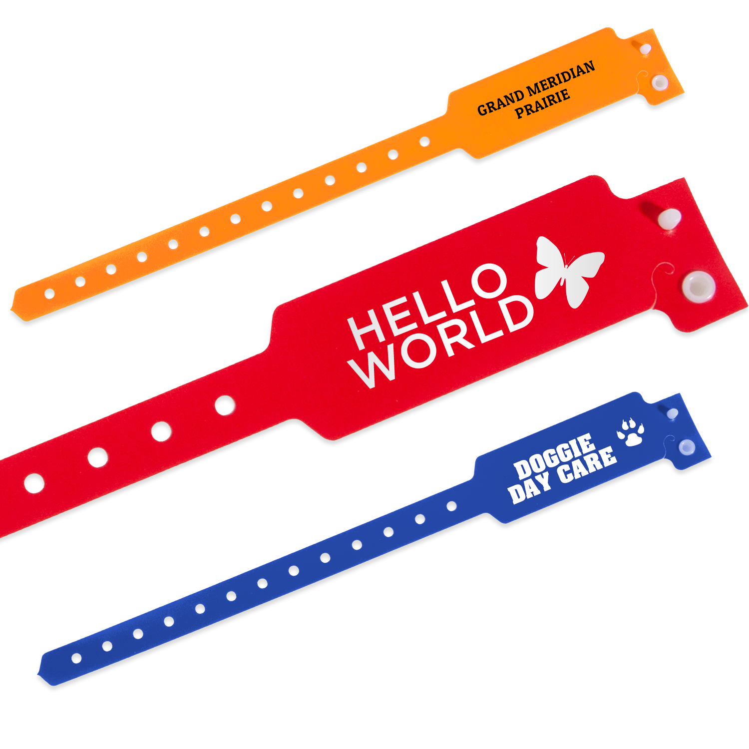 Custom Plastic Wristband (Wide-Faced) 4
