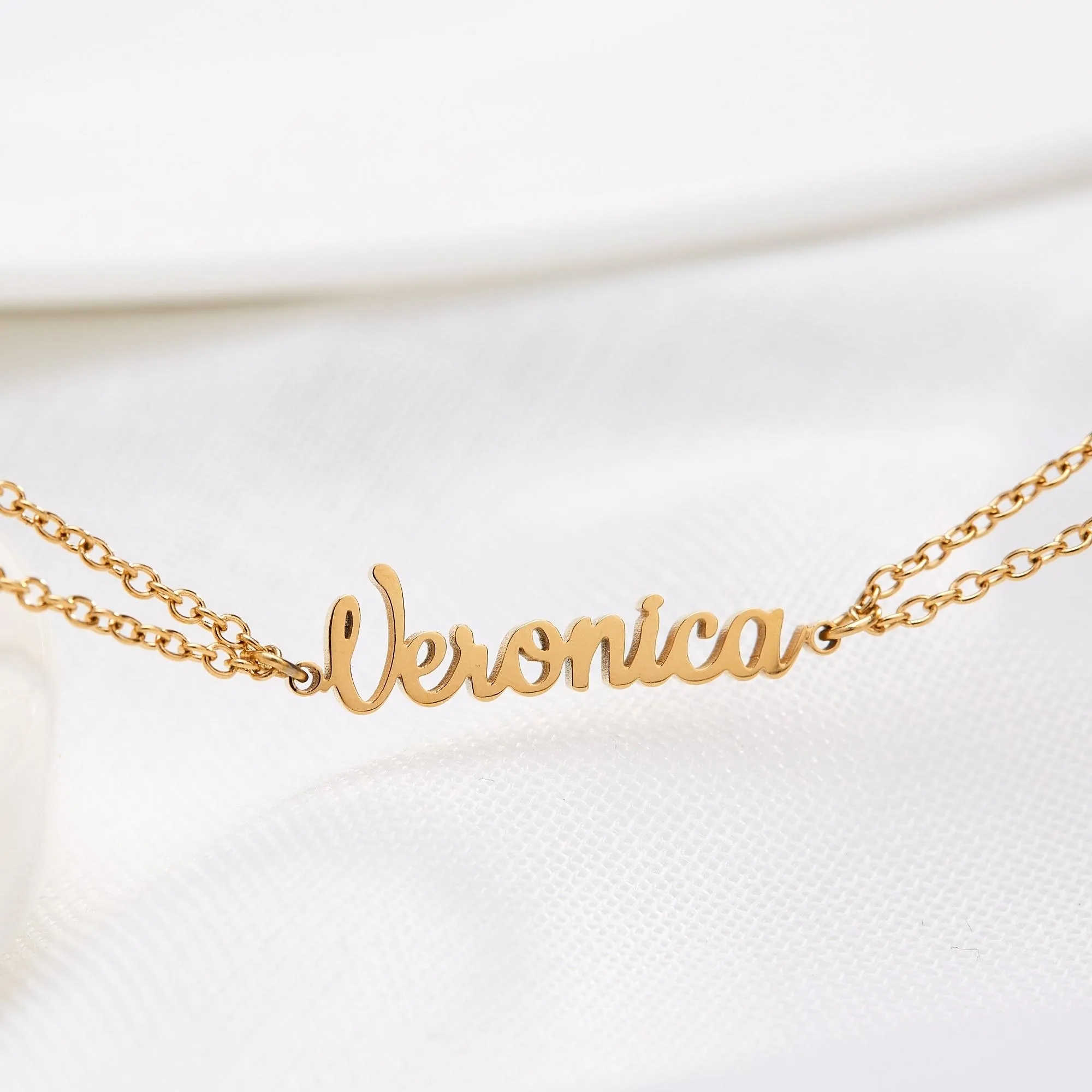 Gold Plated Stainless Steel Letter Bractlet Jewelry MOQ60 6