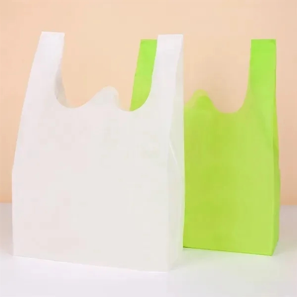 Vest Shopping Bag with Reusable Non-Woven Eco-Friendly Tote 3