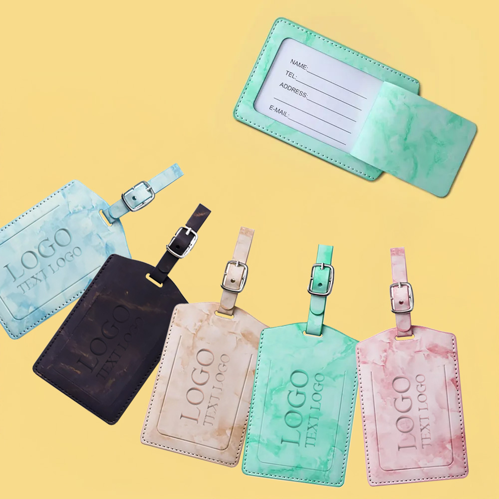 Marble Luggage Tag