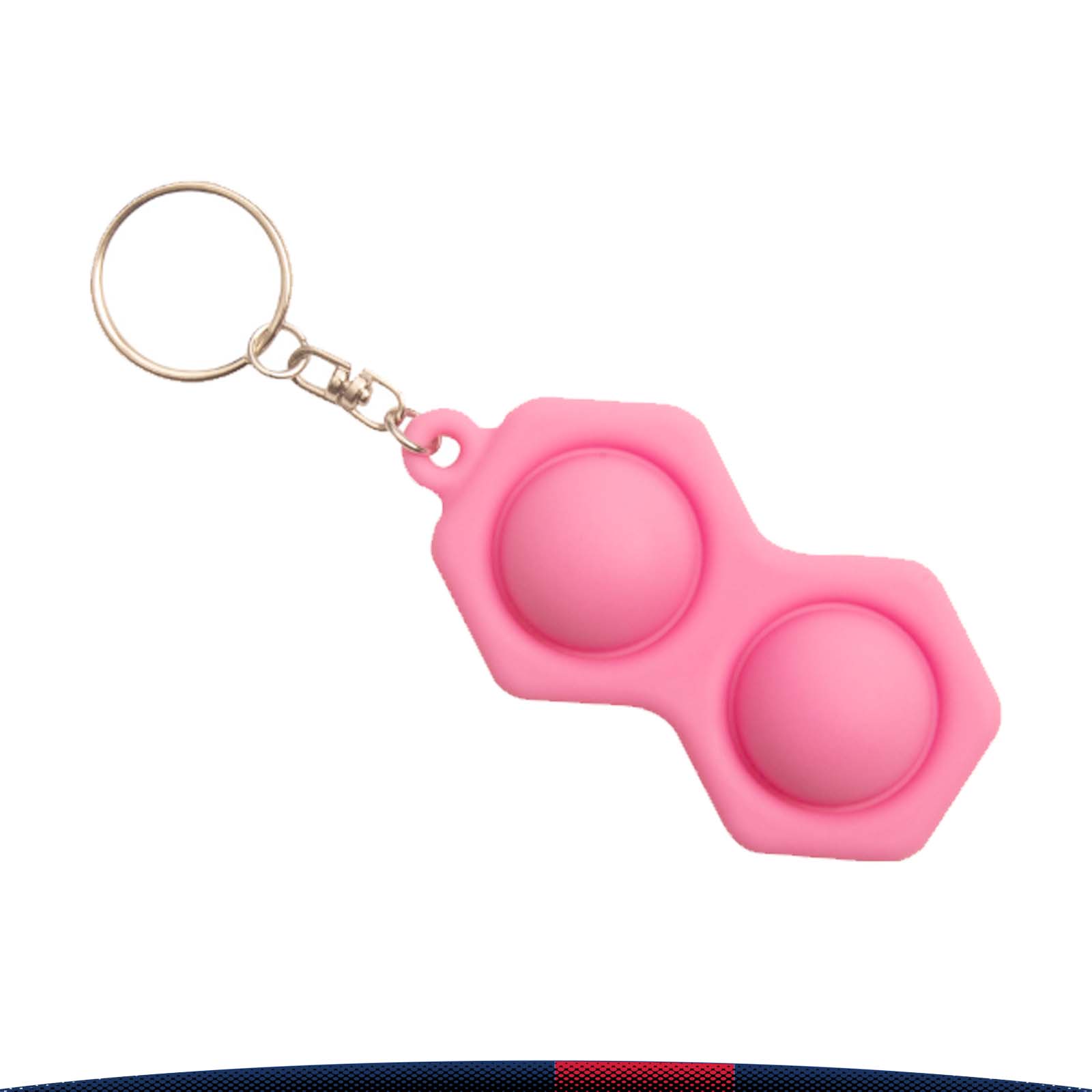 Panic Push Pop Bubble Keychain 2
