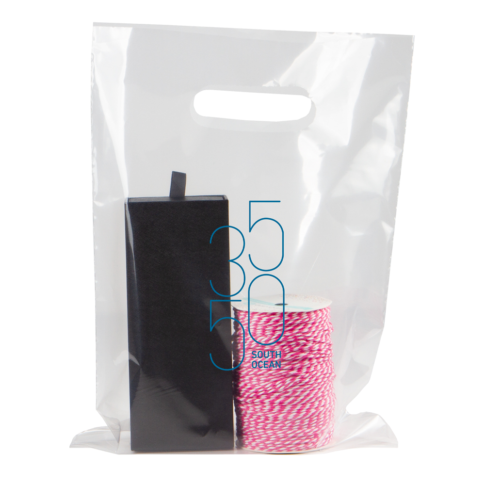 Clear Die Cut Merch Bag