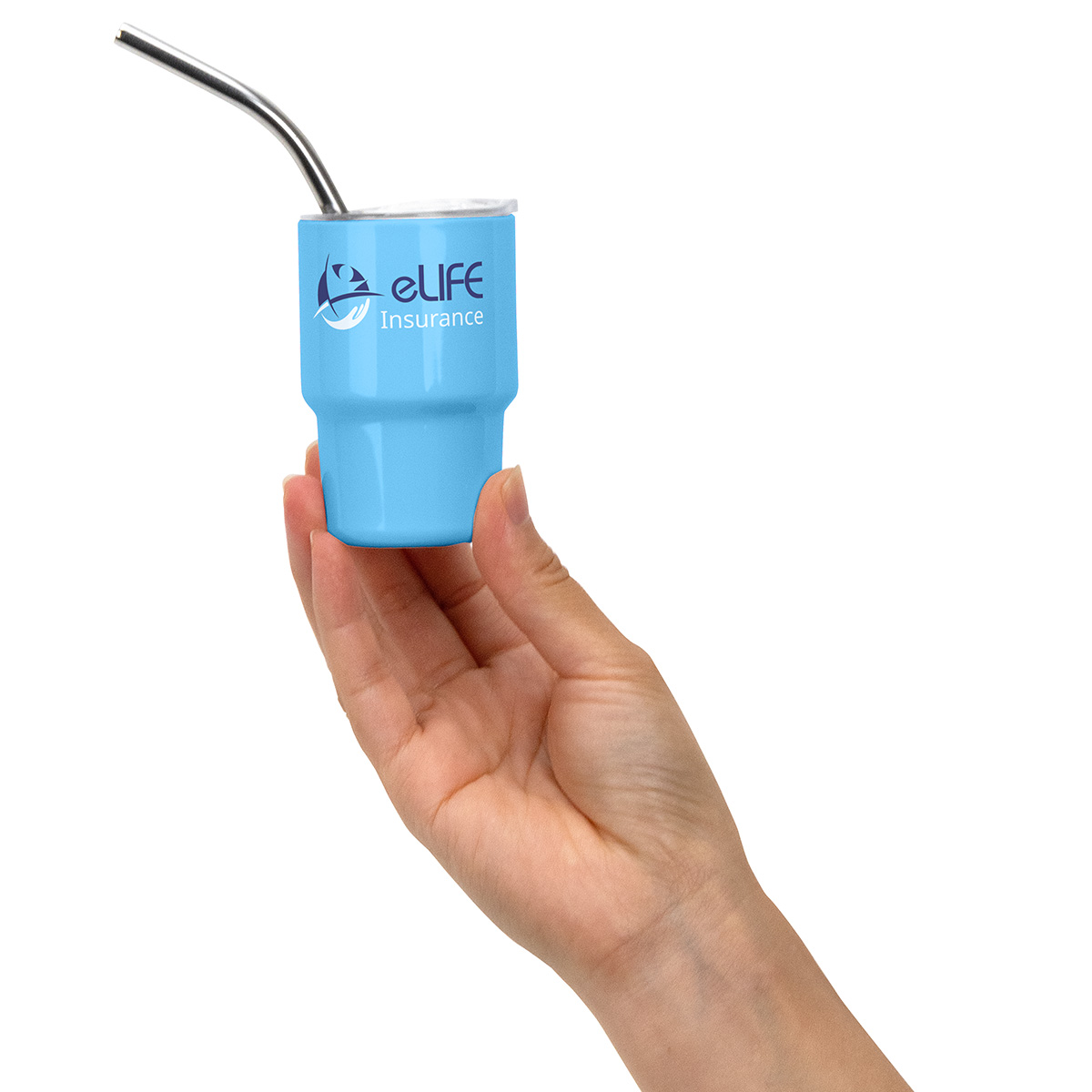 Mini Belmont 3 oz Double-Wall Stainless Steel Tumbler with Straw 13