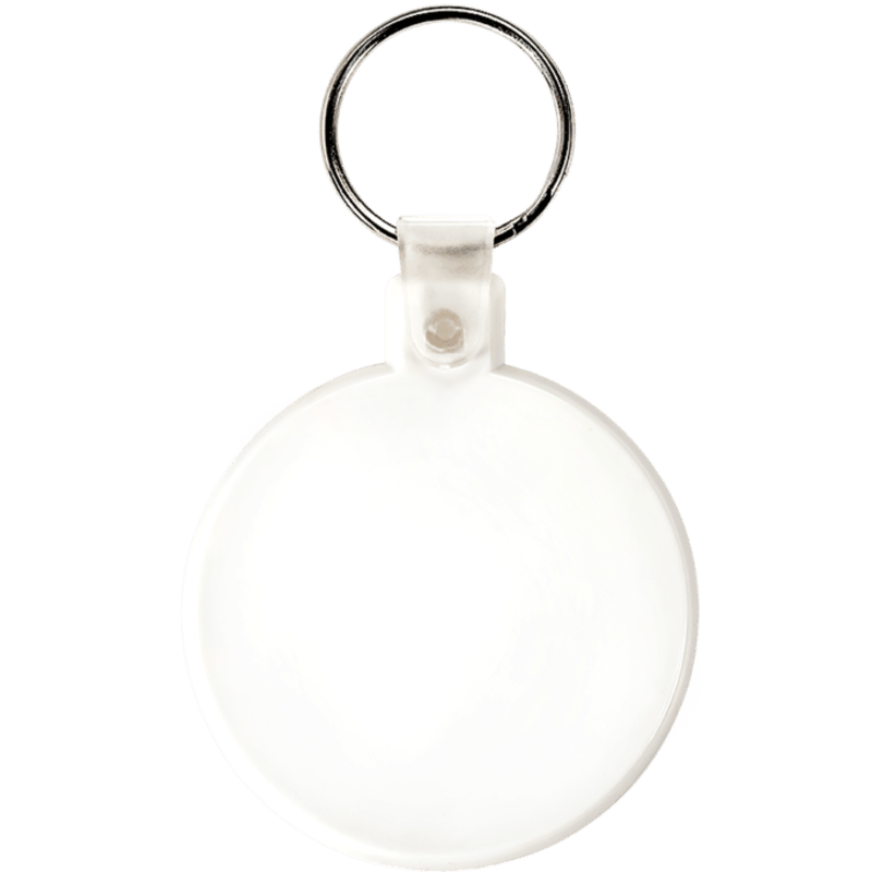 Circle Soft Plastic Keychains 12