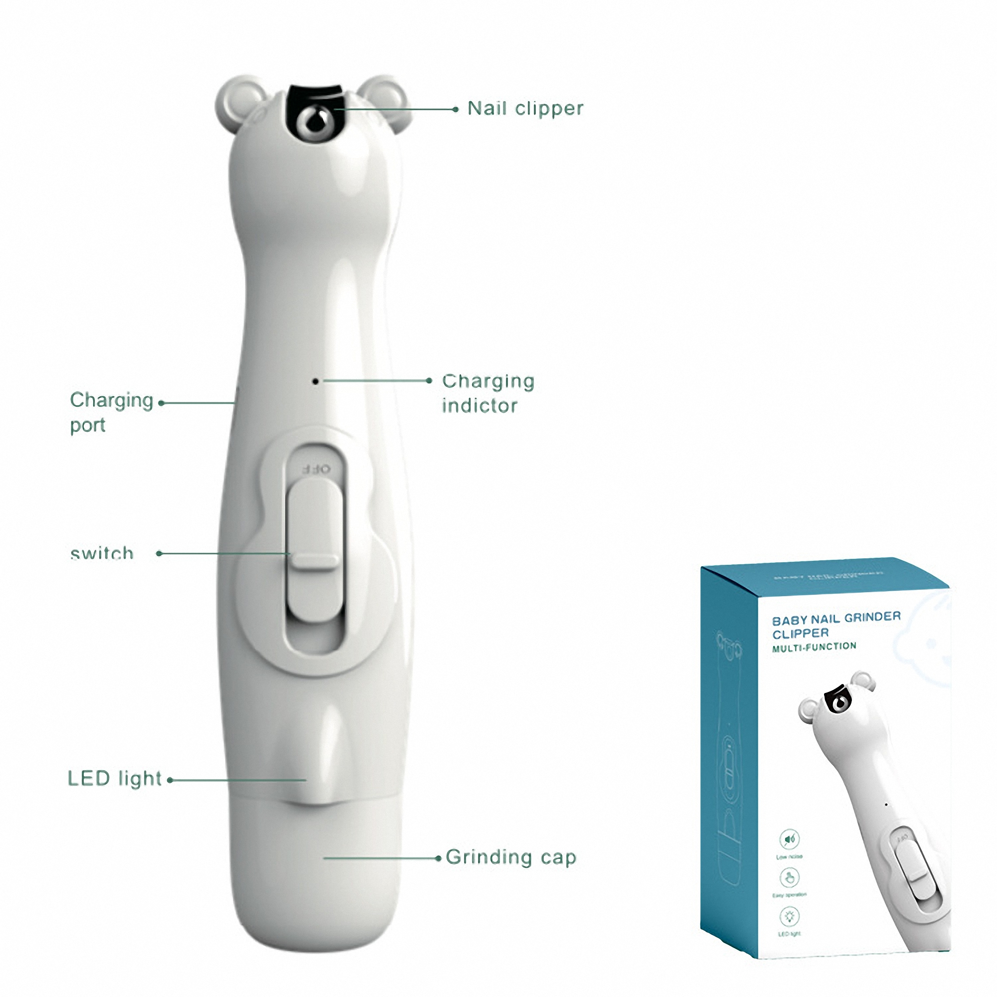 Baby Safe Electric Nail Trimmer 2