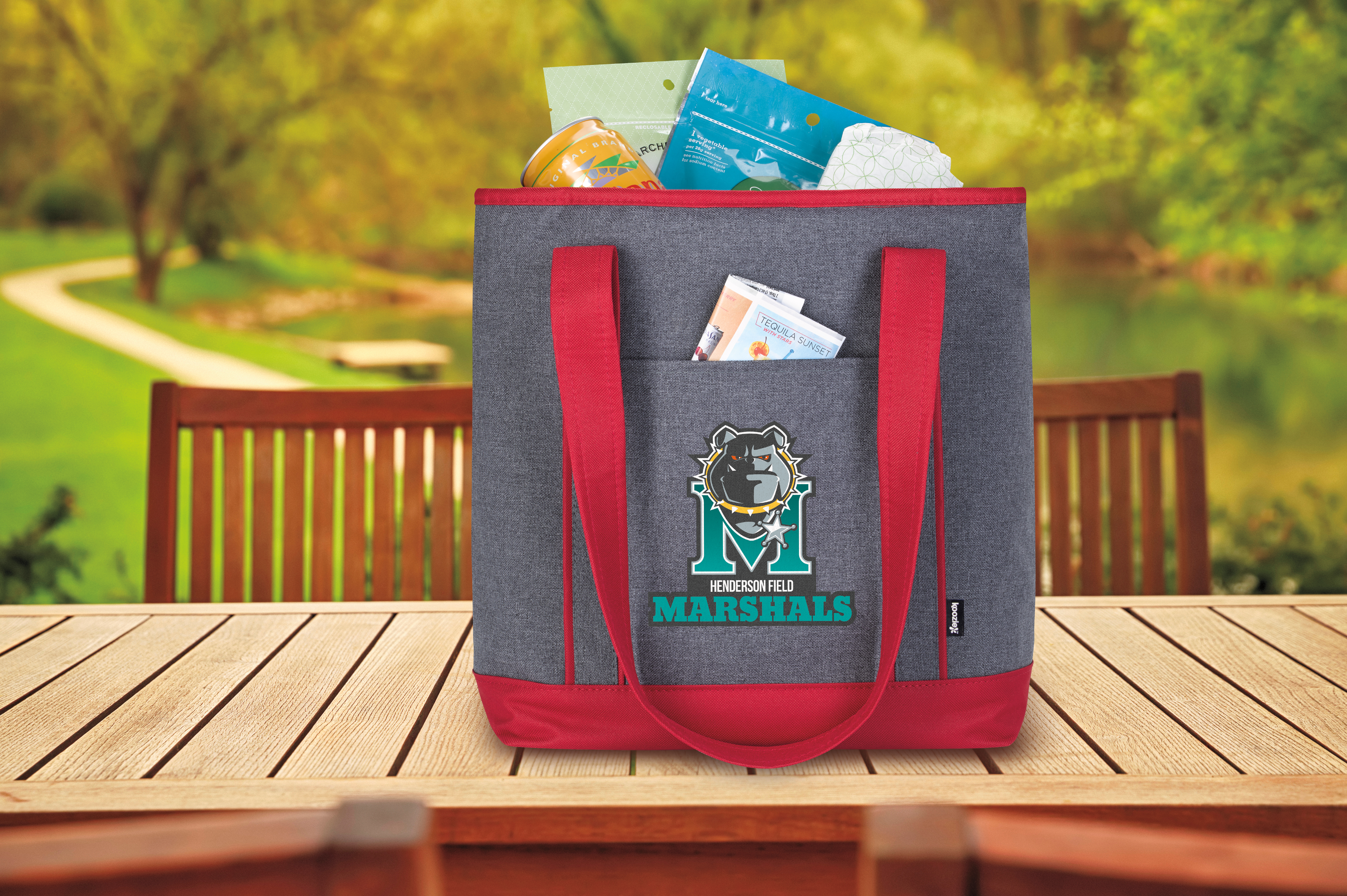 Two-Tone Lunch-Time Cooler Tote