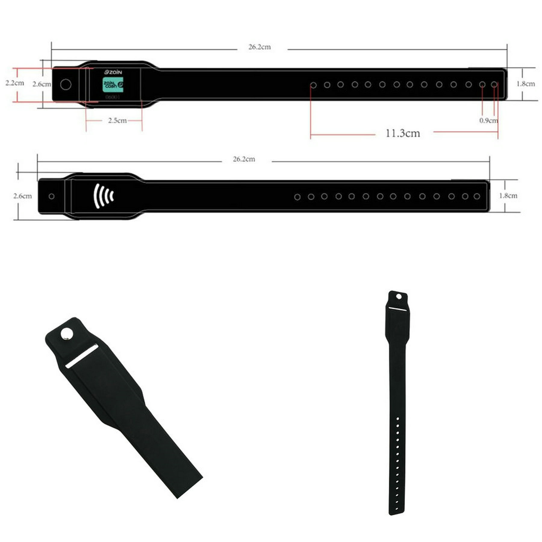 RFID Card Holder Silicone Bracelet 1