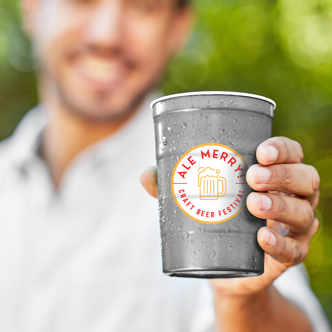 16 Oz. Steel Party Cup 6