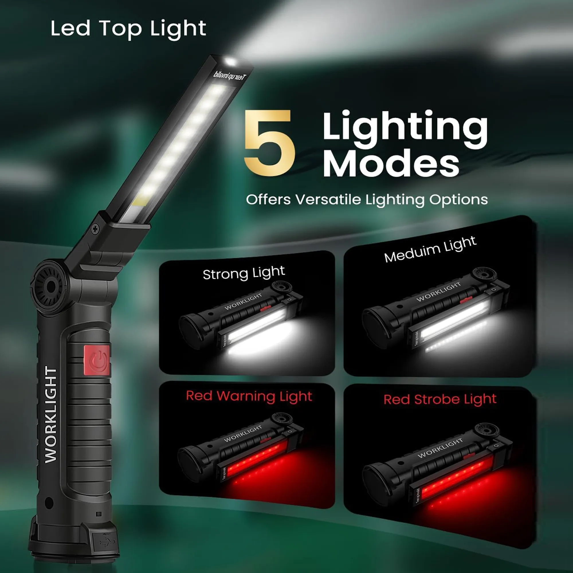 Multi-Function Foldable LED Work Light 5
