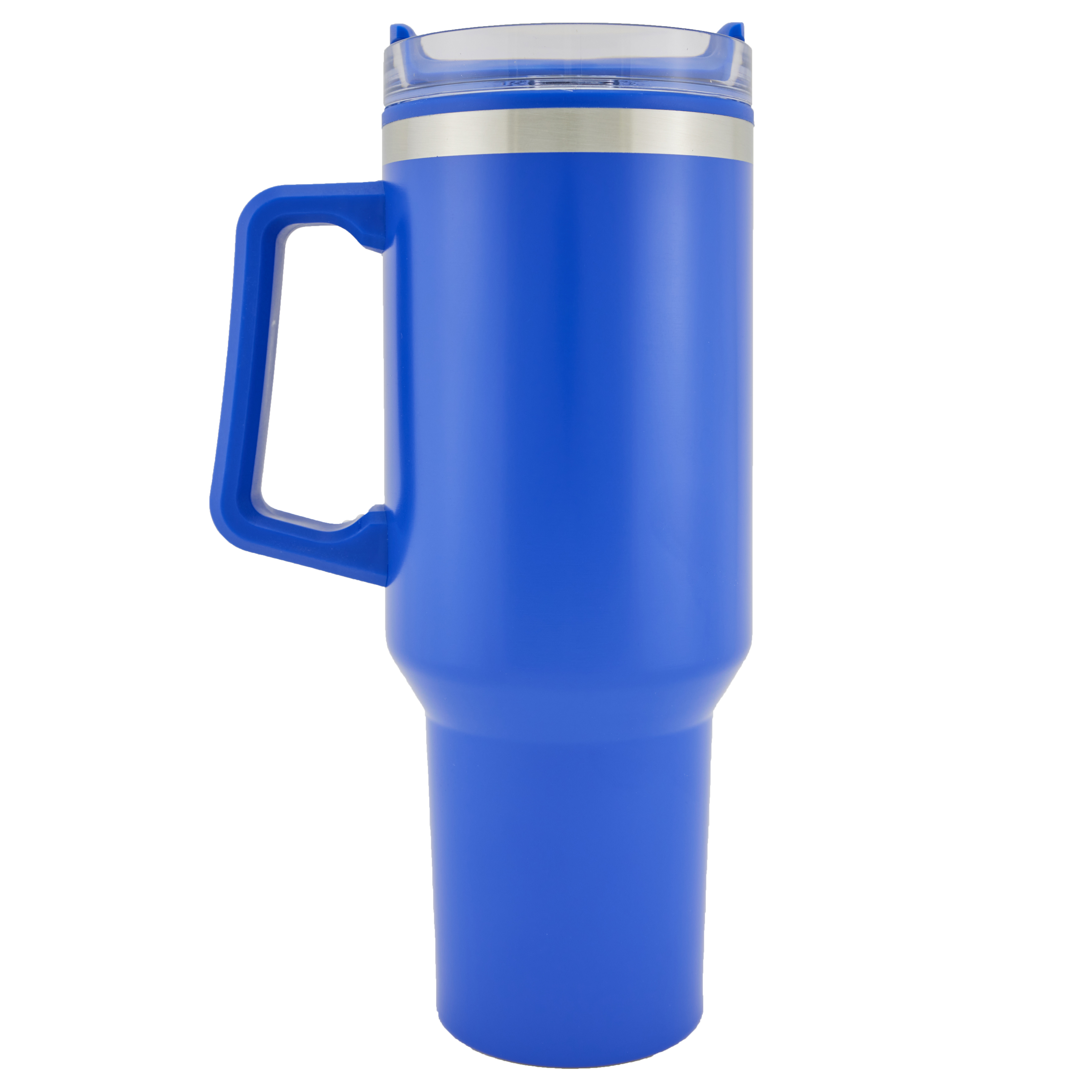 Madison 40 Oz. Double Wall SS/PP Tumbler w/Handle and Straw (Royal Blue) 5