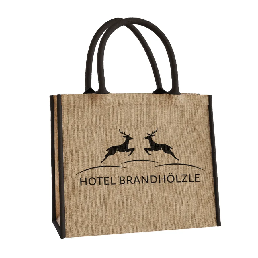Custom Large Jute Tote 9