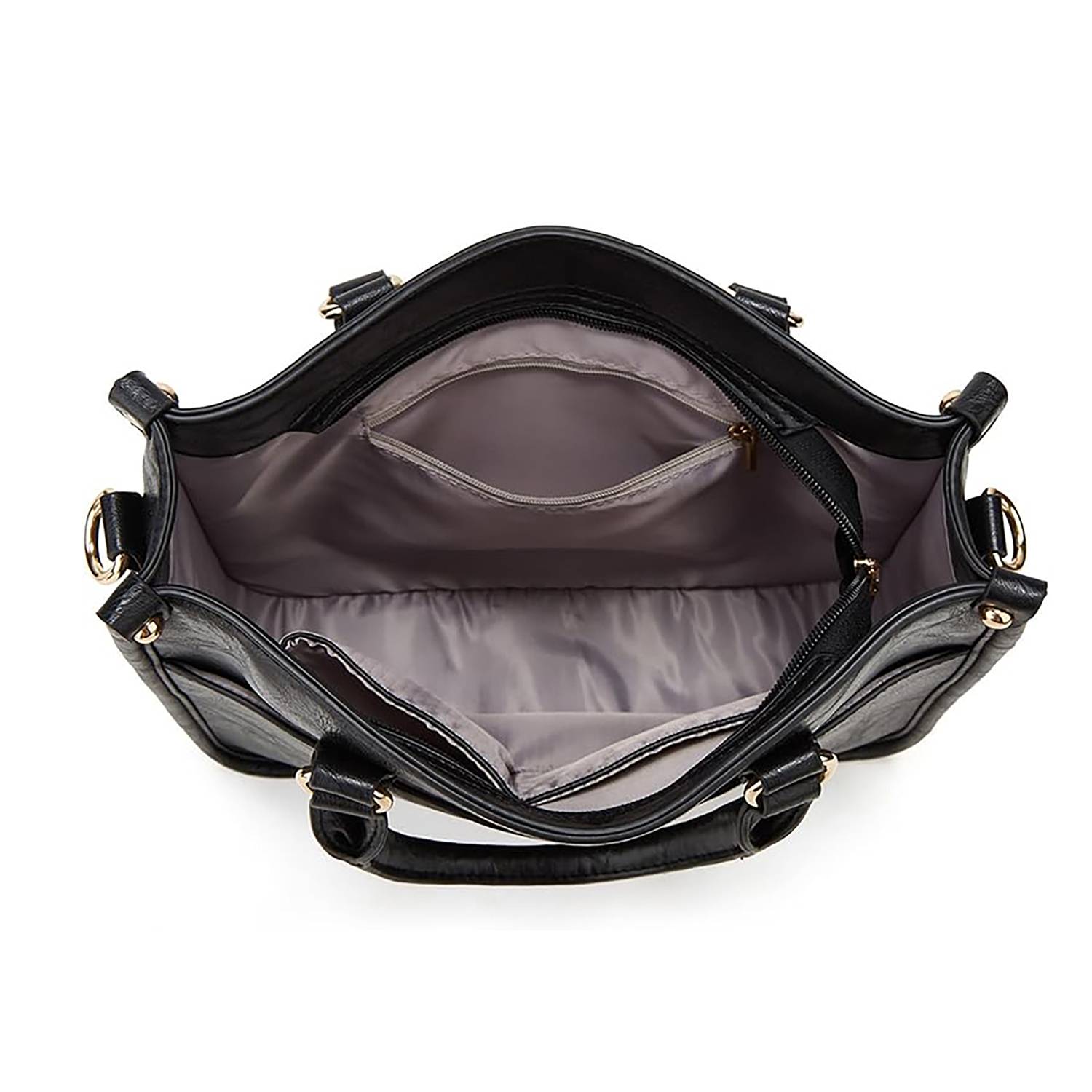 Vintage Large Capacity Pu Leather Handbag 7