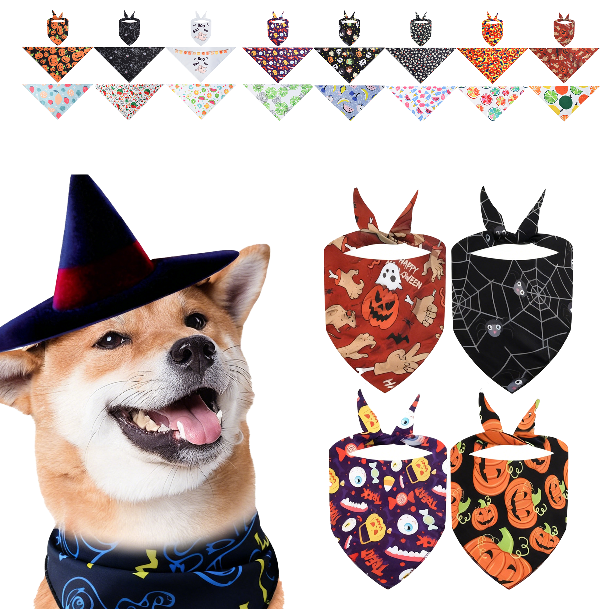 Festive Pet Triangle Bandana Scarf 1