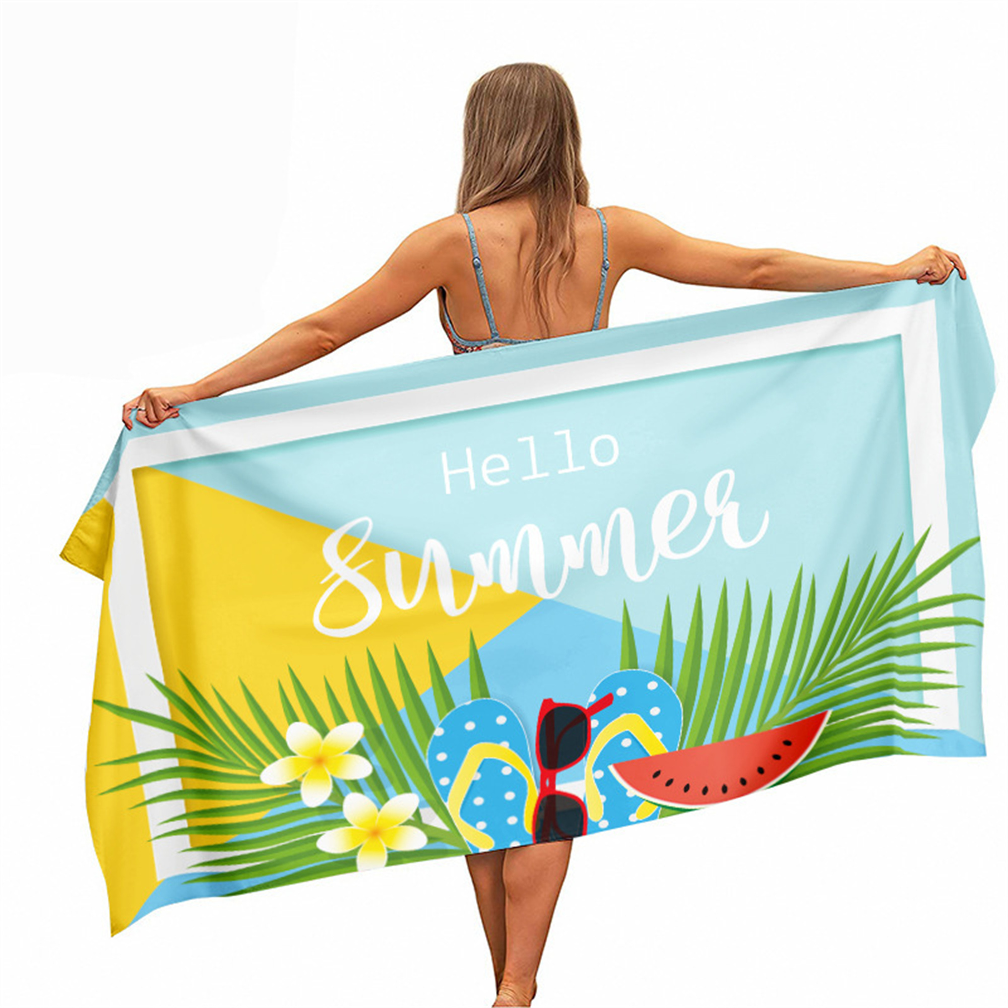 Full Color Printed Microfiber Summer Beach Sport Towel 19