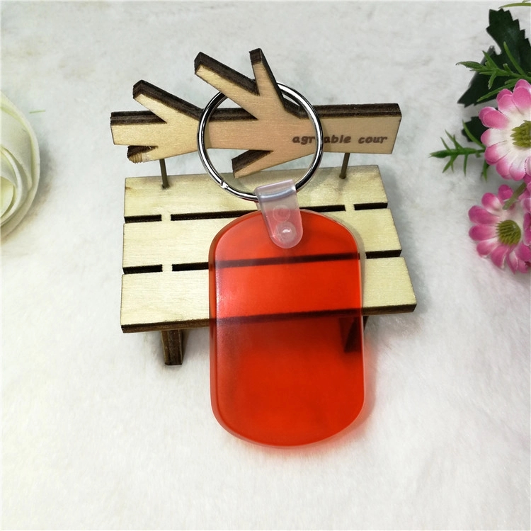 Oval Shape PVC Key Chain 2