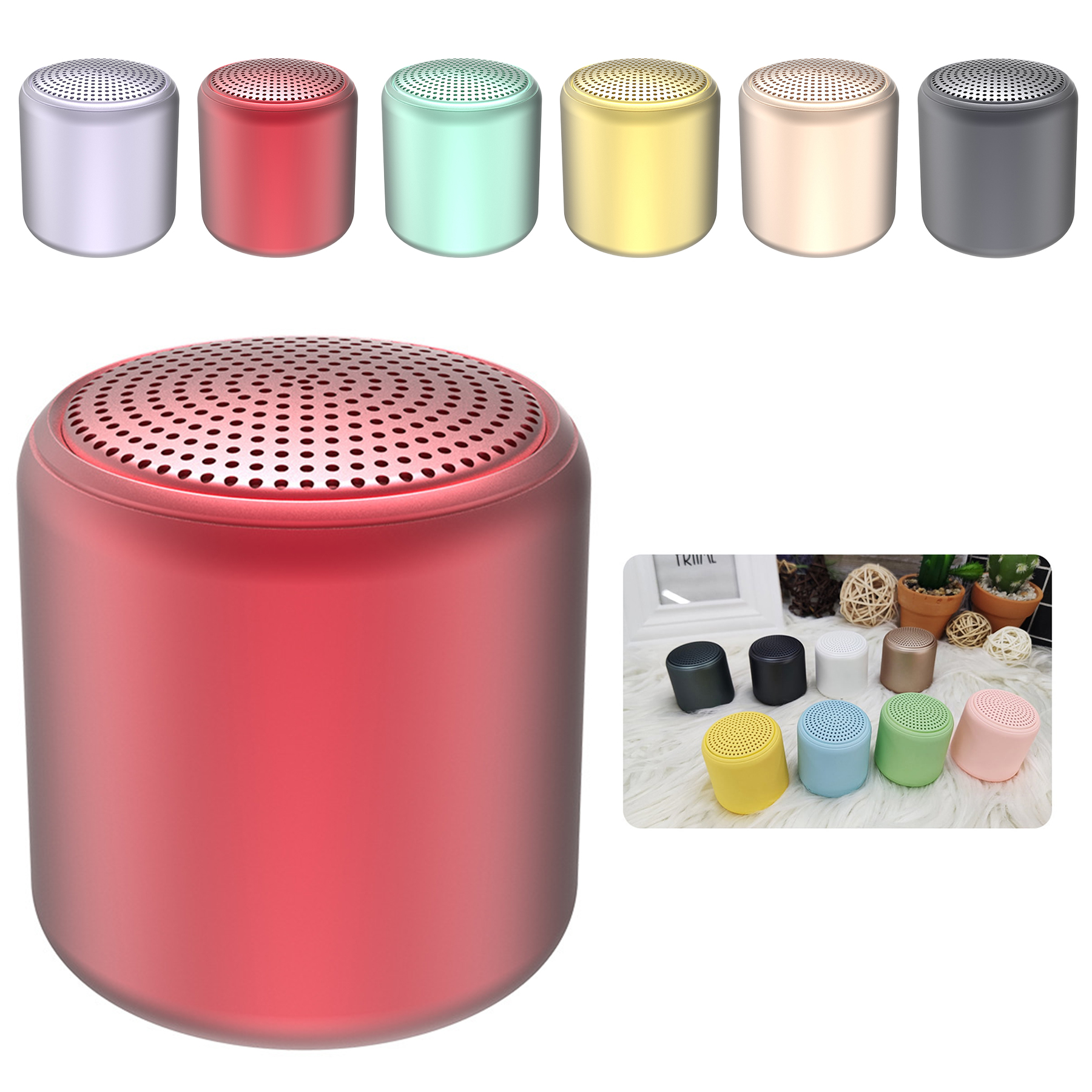 Portable Speaker Lightweight Mini Speaker for Shower Room Bike Car