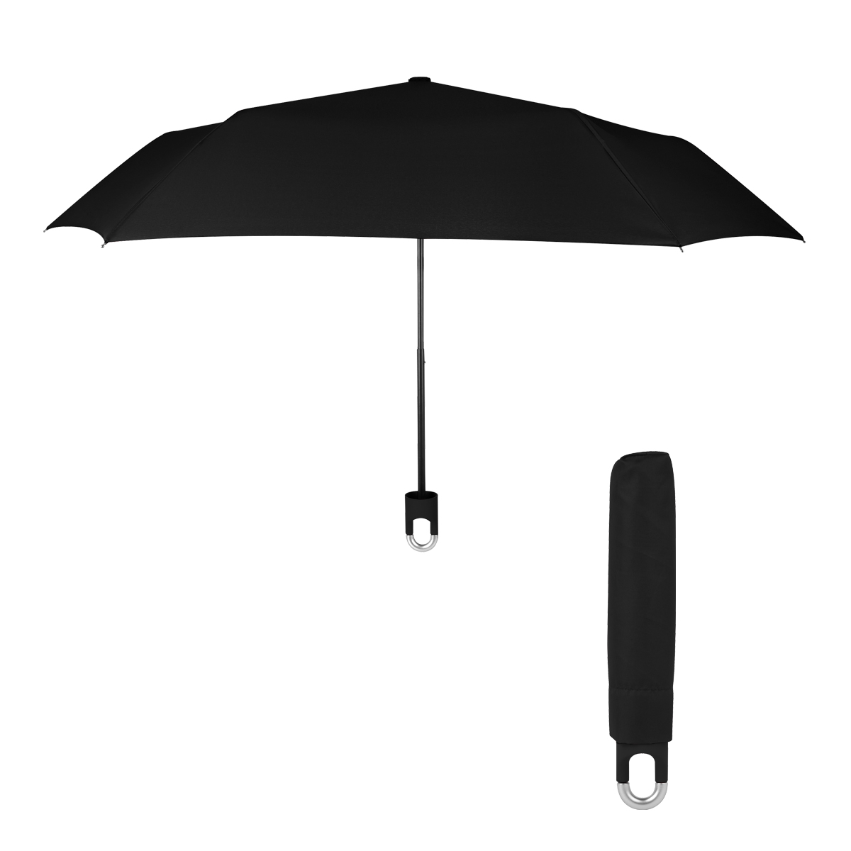 38" Arc Clipper Compact Telescopic Umbrella 2