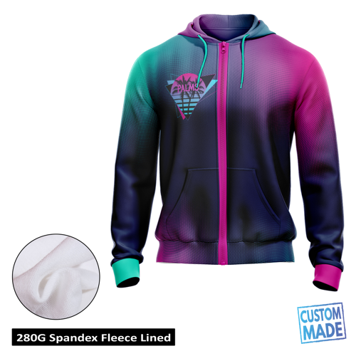 Unisex Sublimation Premium Performance 8.3 Oz Full Zip 2