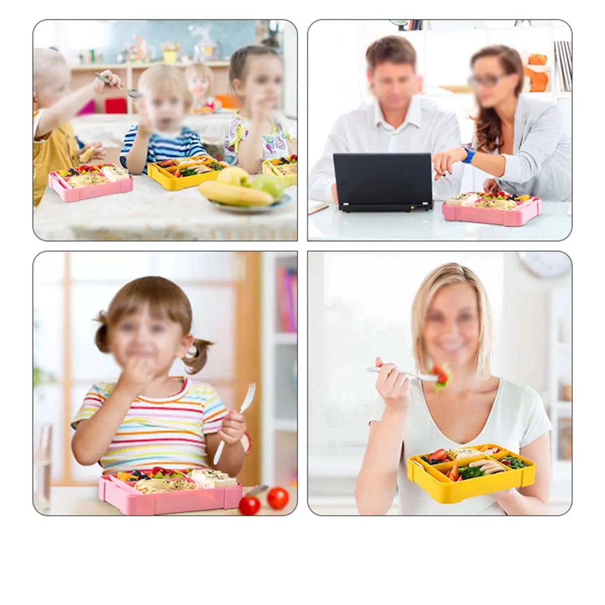 Large Capacity PP Stackable Leak-Proof Lunch Container 3