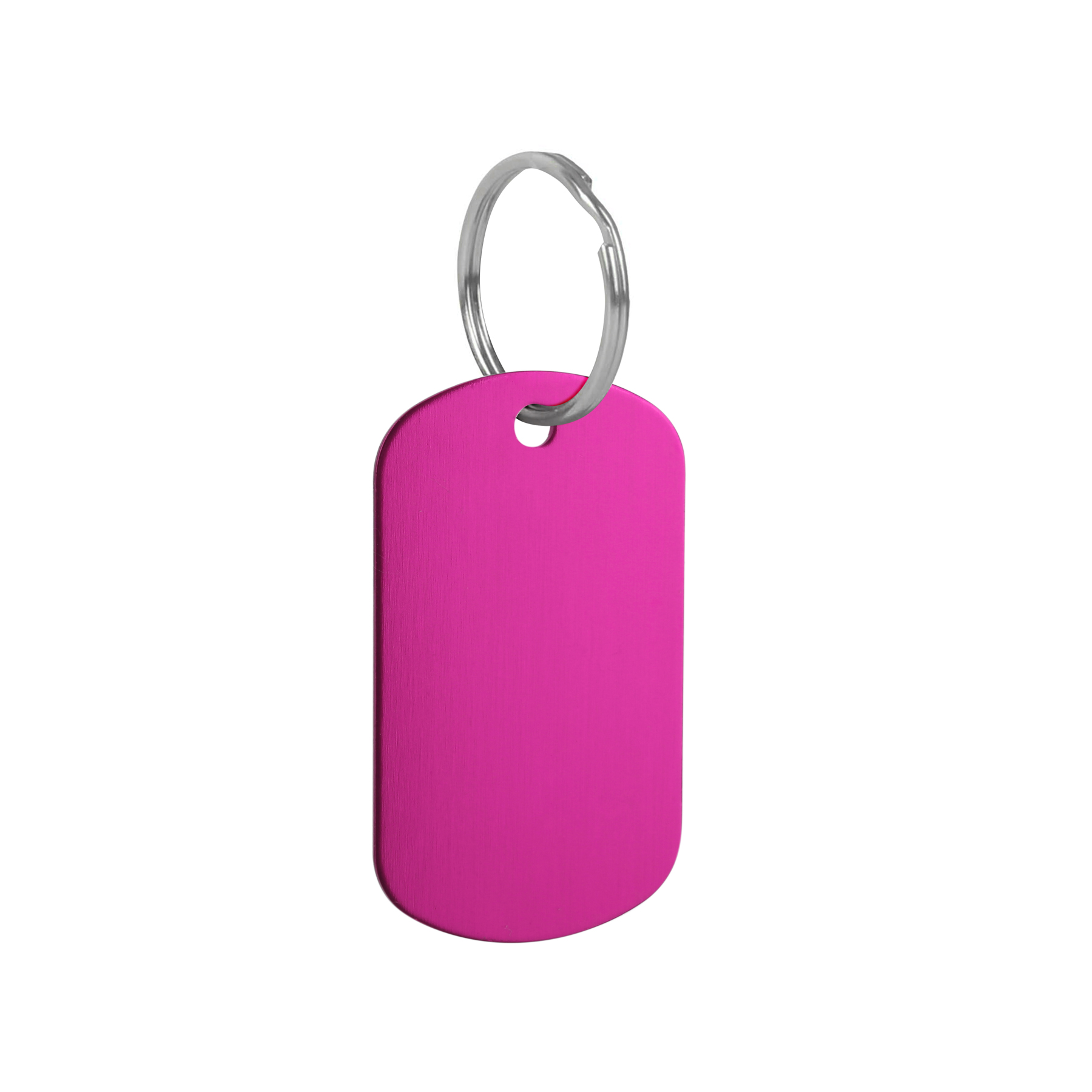 Engraved Metal Dog Tag Keychain 13