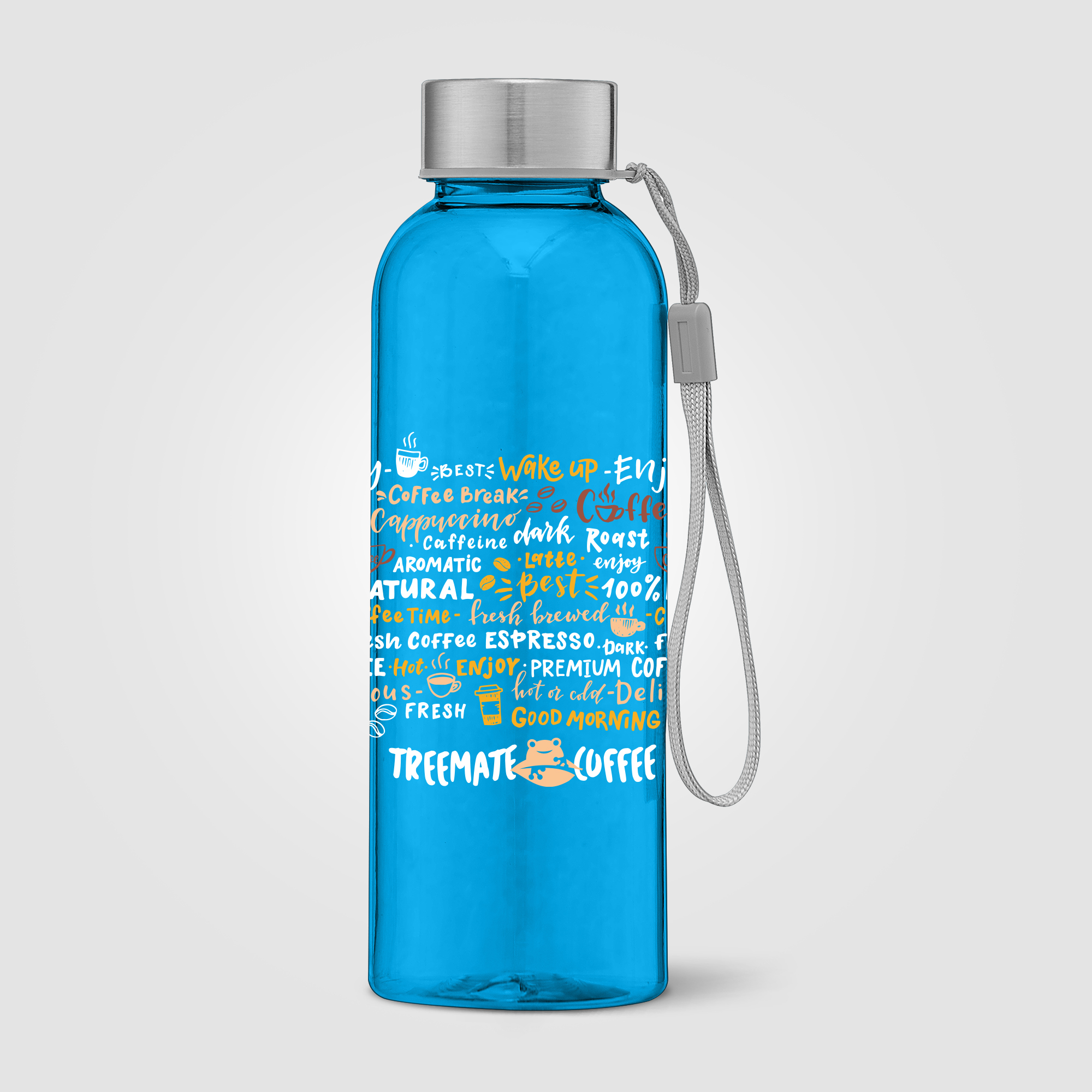 Skye - 17 oz. RPET Water Bottle with Wrist Strap
