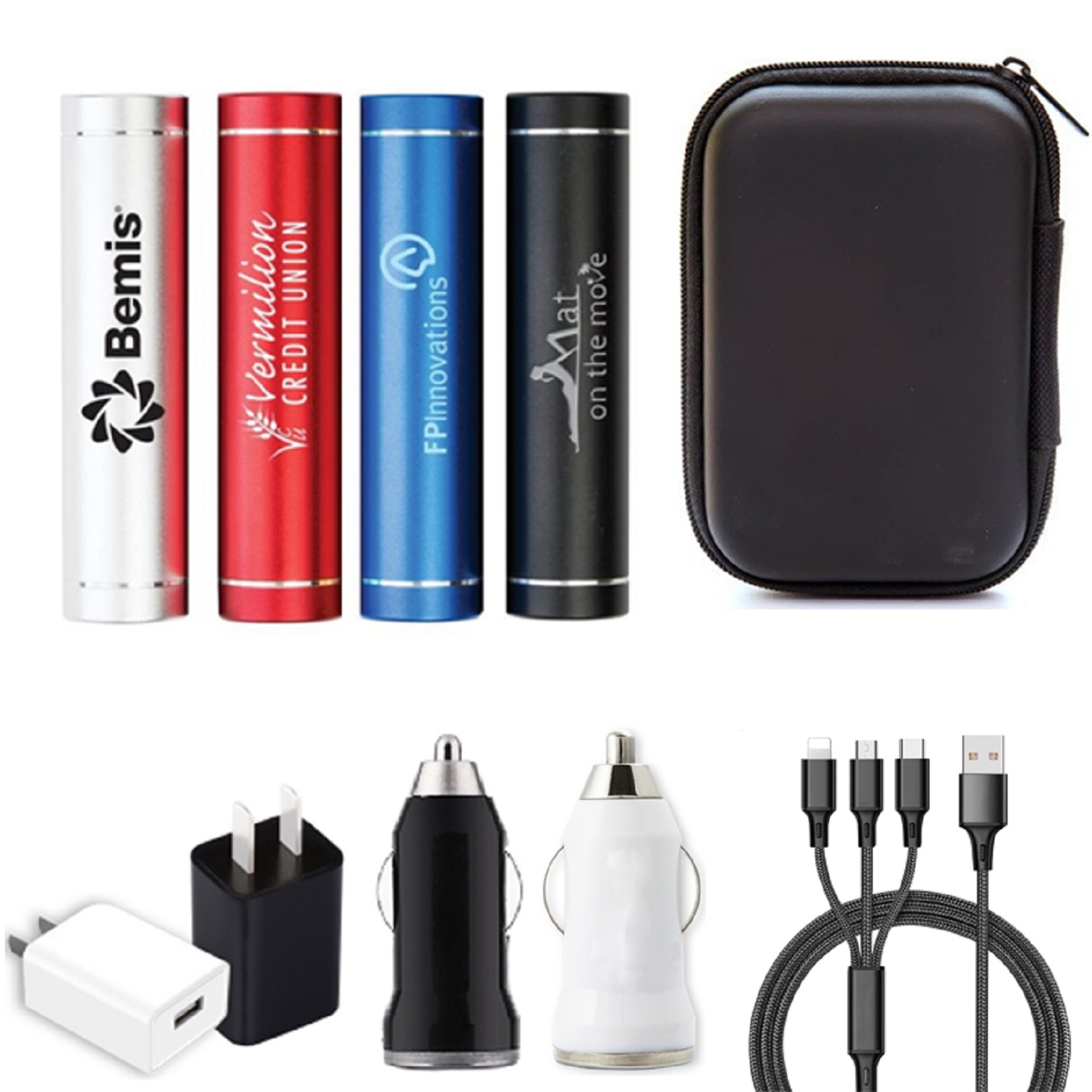 4-in-1 Power Bank Travel Charging Set 2