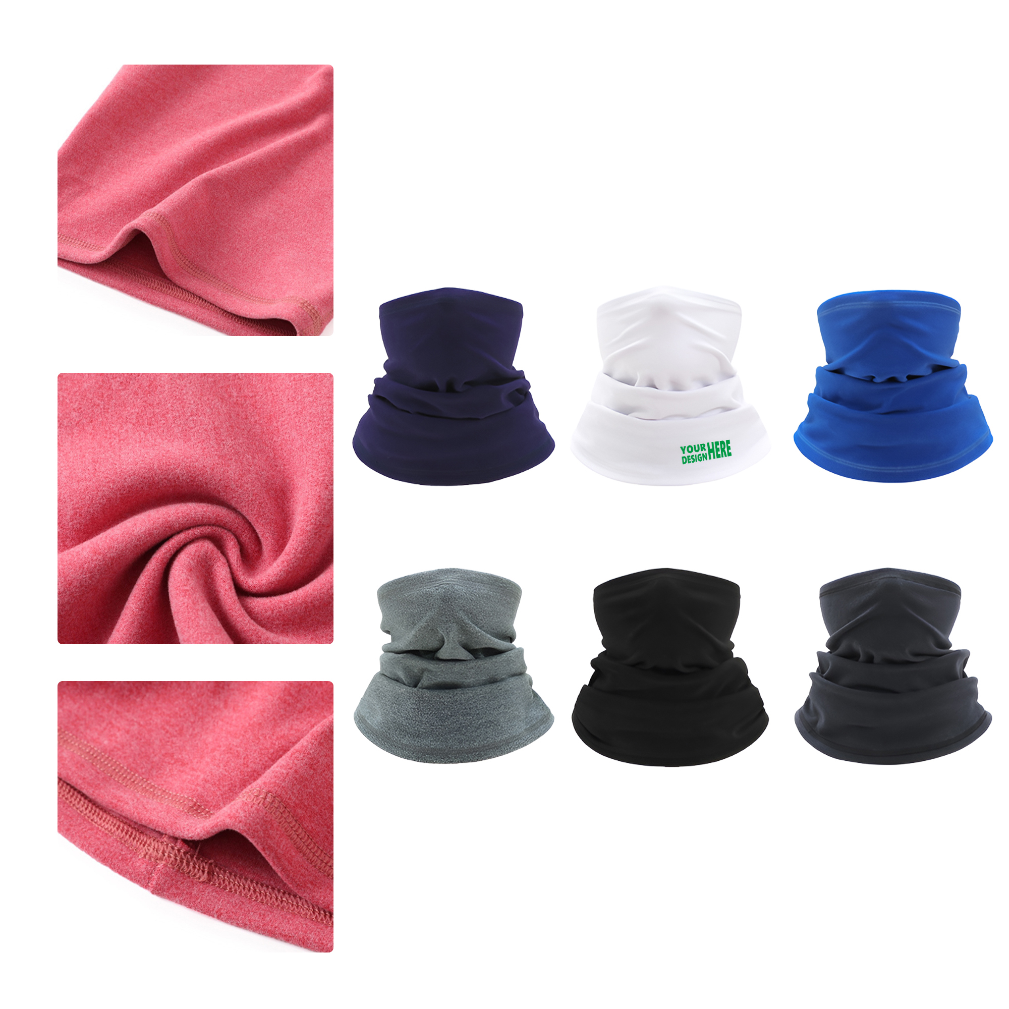 MOQ 50 Winter Outdoor Thermal Neck Warmer Face Mask 2