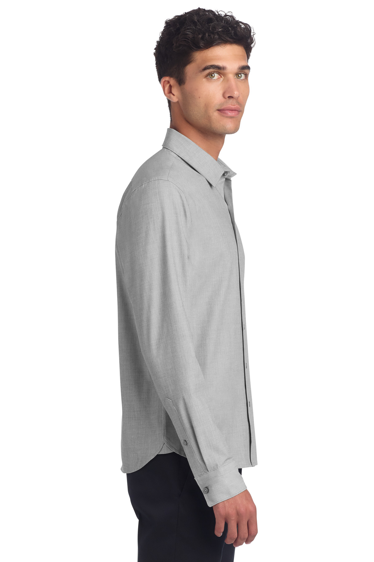 Mercer+Mettle Long Sleeve Stretch Woven Shirt MM2000 57