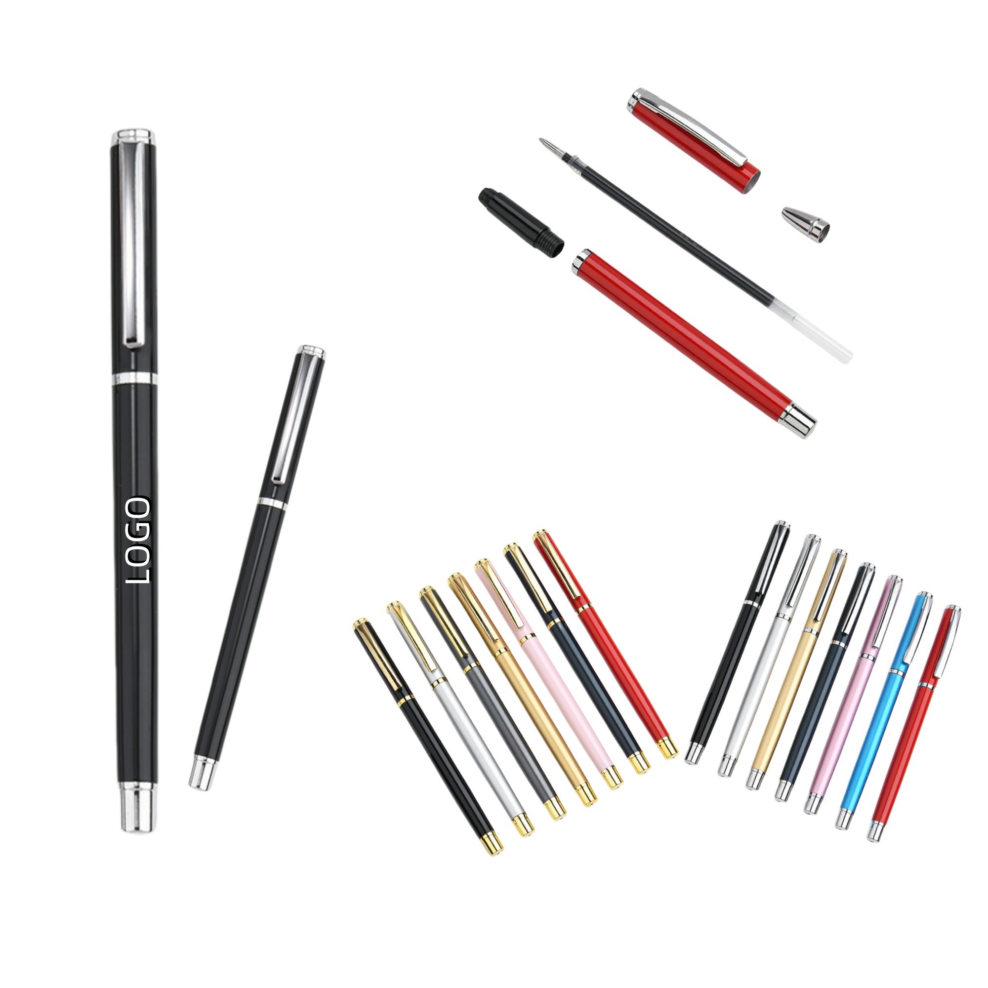 MOQ20 0.5mm Black Ink Gel Pen 1