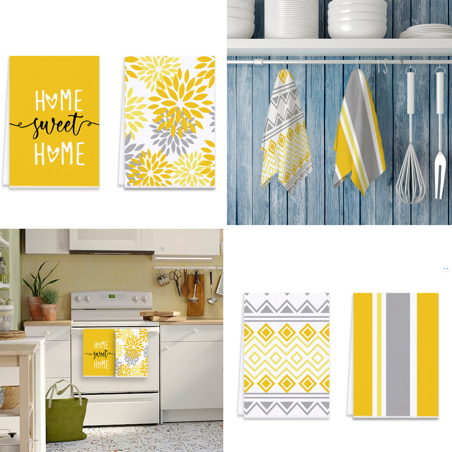4-Piece Colorful Kitchen Towel 3