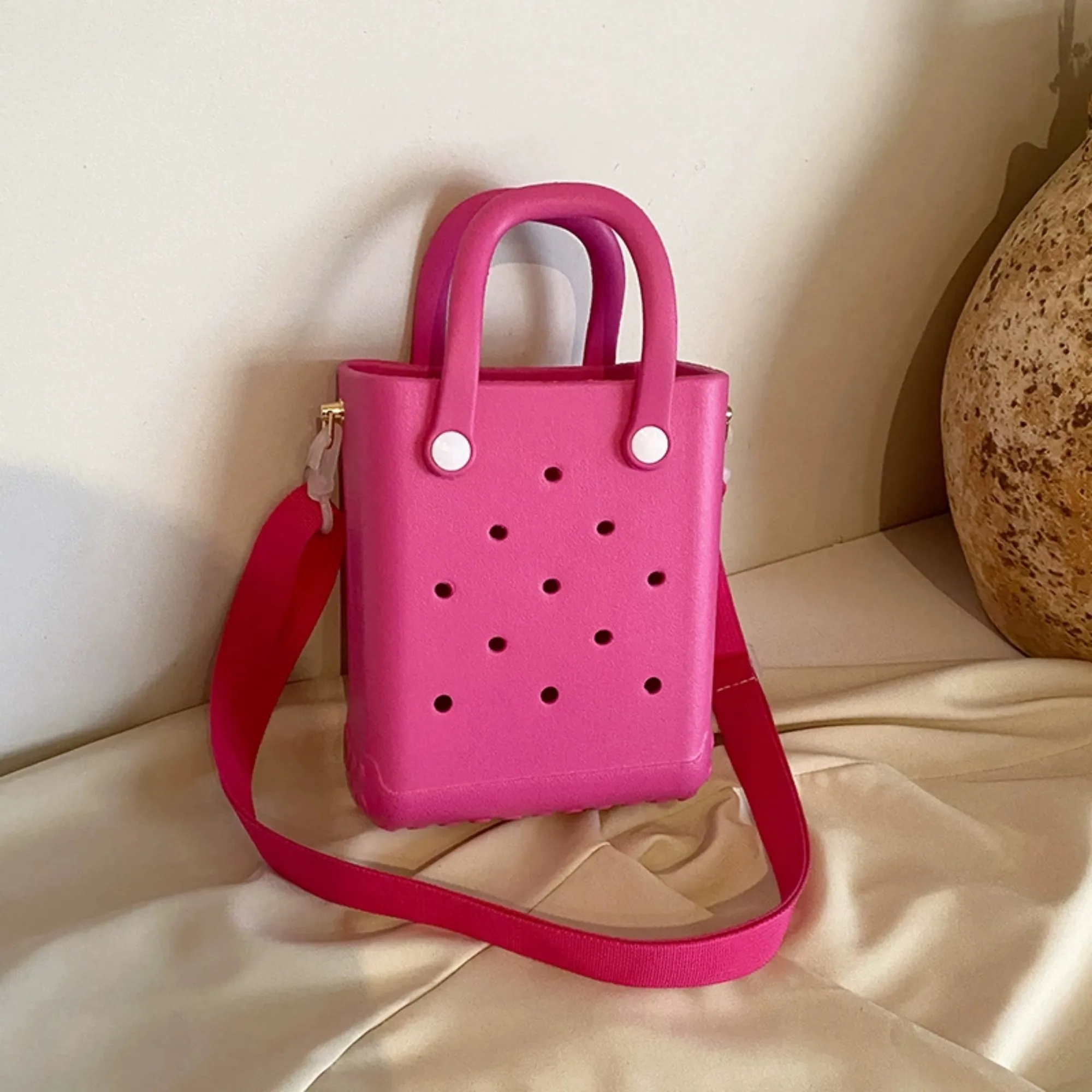 Crossbody Bag With Shoulder Straps And Holes 12