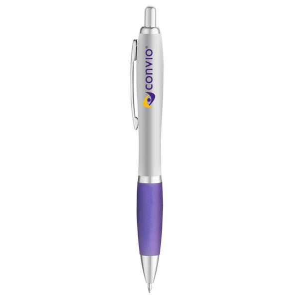 Curvaceous Matte Silver Ballpoint 1
