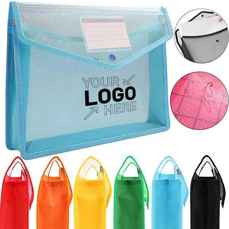A4 Size Document Storage Bag With Snap Button 4