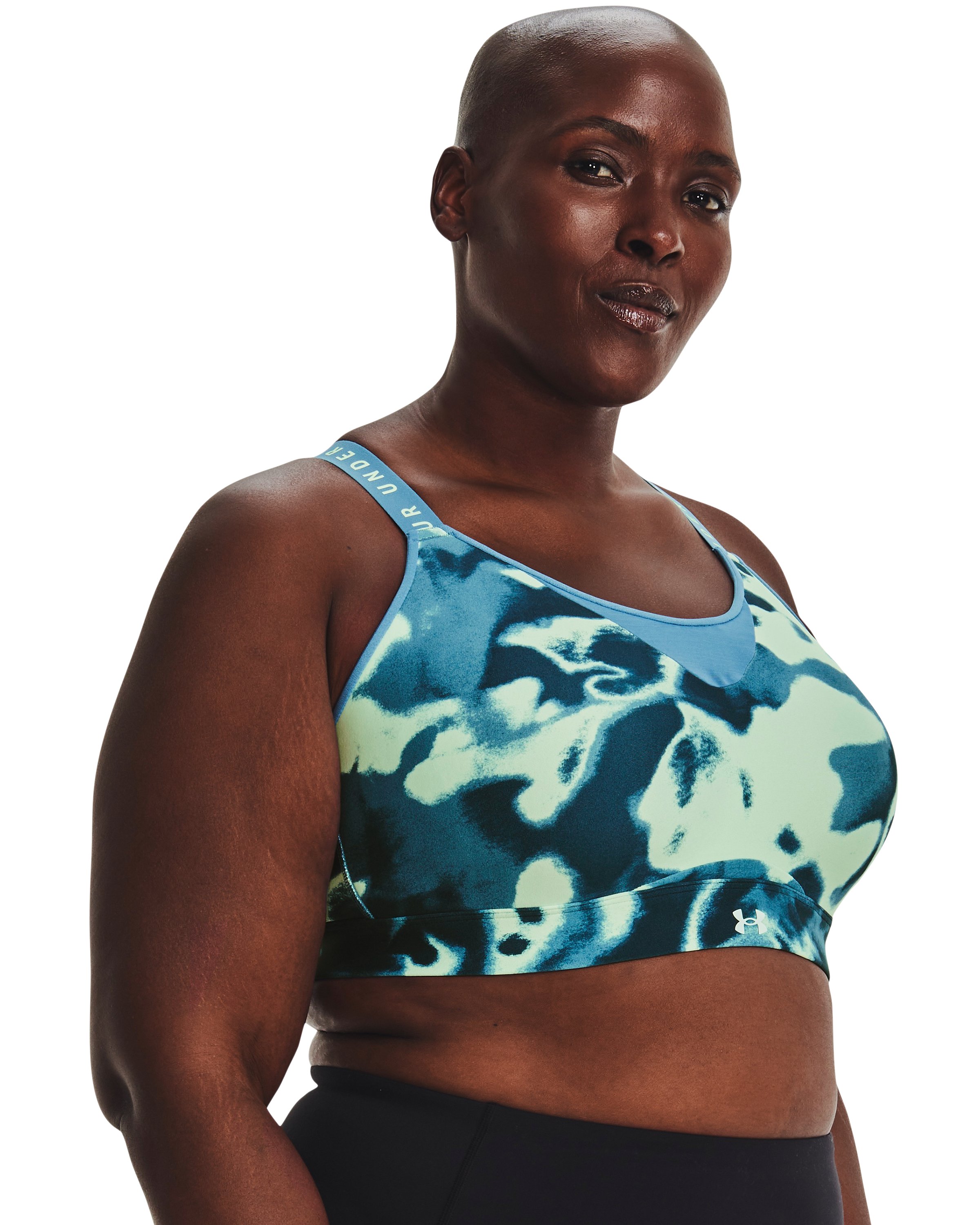 Women's UA Infinity High Printed Sports Bra 1