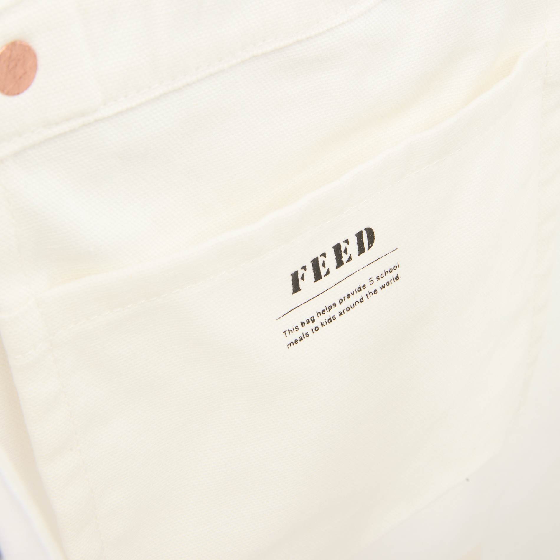 FEED Organic Cotton Rivet Tote 35