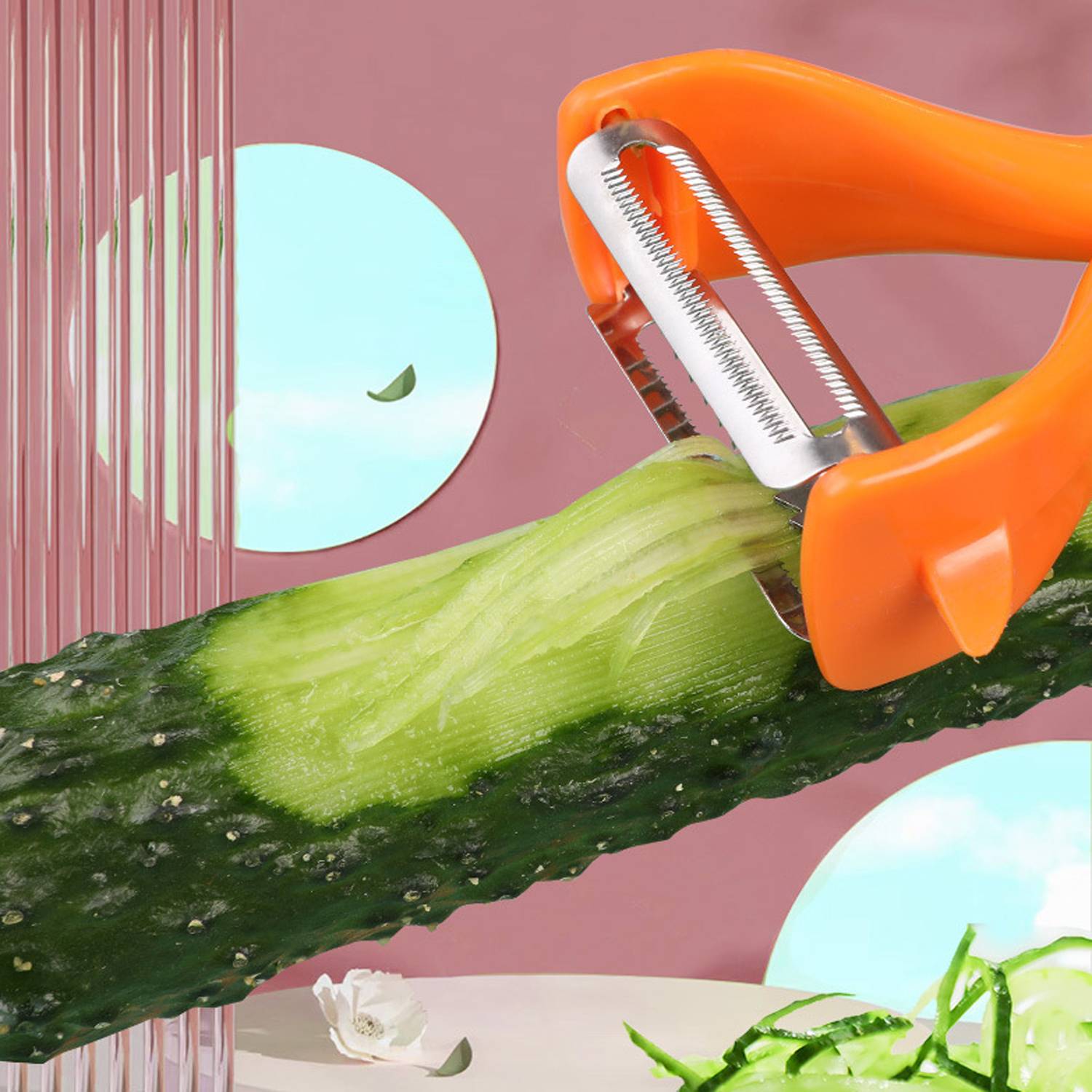 Kitchen Multifunctional Stainless Steel Peeler 5
