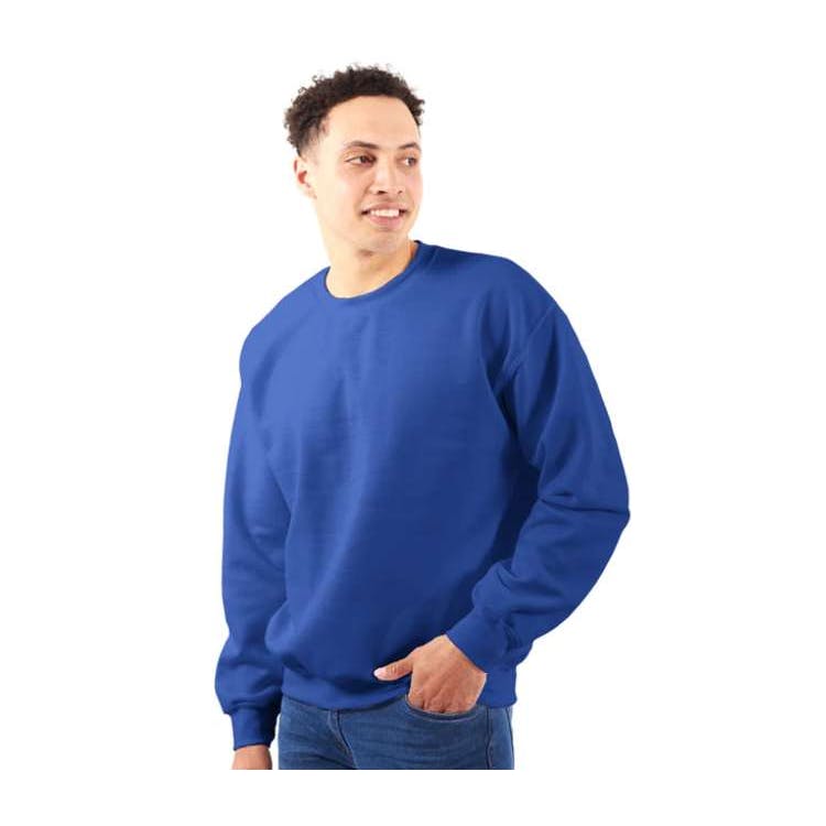 Adult Crewneck Sweatshirts - Royal S-XL 2